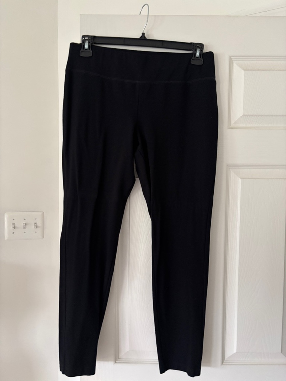 Women's Black Ponte Stretch Pants